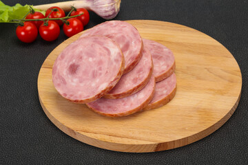 Natural ham made from pork