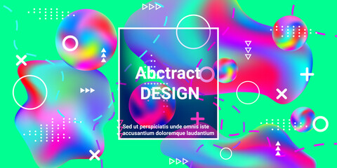 Fototapeta na wymiar Modern design poster