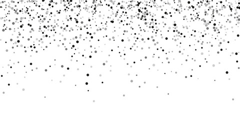 Silver glitter confetti.