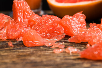 delicious pink grapefruit