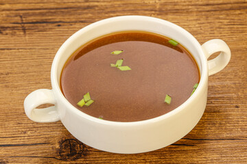 Japanese tradtitional Miso soup with tofu