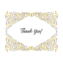 Vector decorative frame.