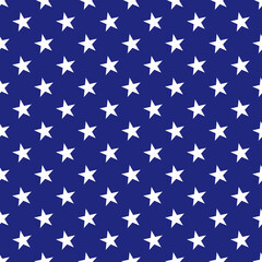 US flag festive star seamless pattern background. Backgrounds and Wallpapers.