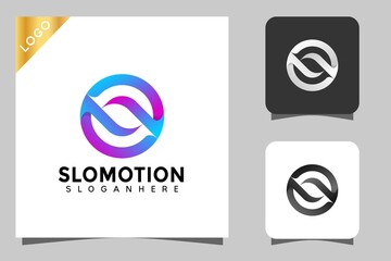 Initial Letter S Circle Colorful logo design vector Illustration