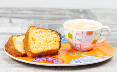 cup of coffee and cookies