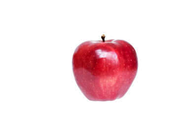 Red apple on a white background. Isolate