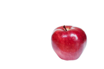 Red apple on a white background. Isolate