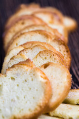 thin fried rye crackers with spices