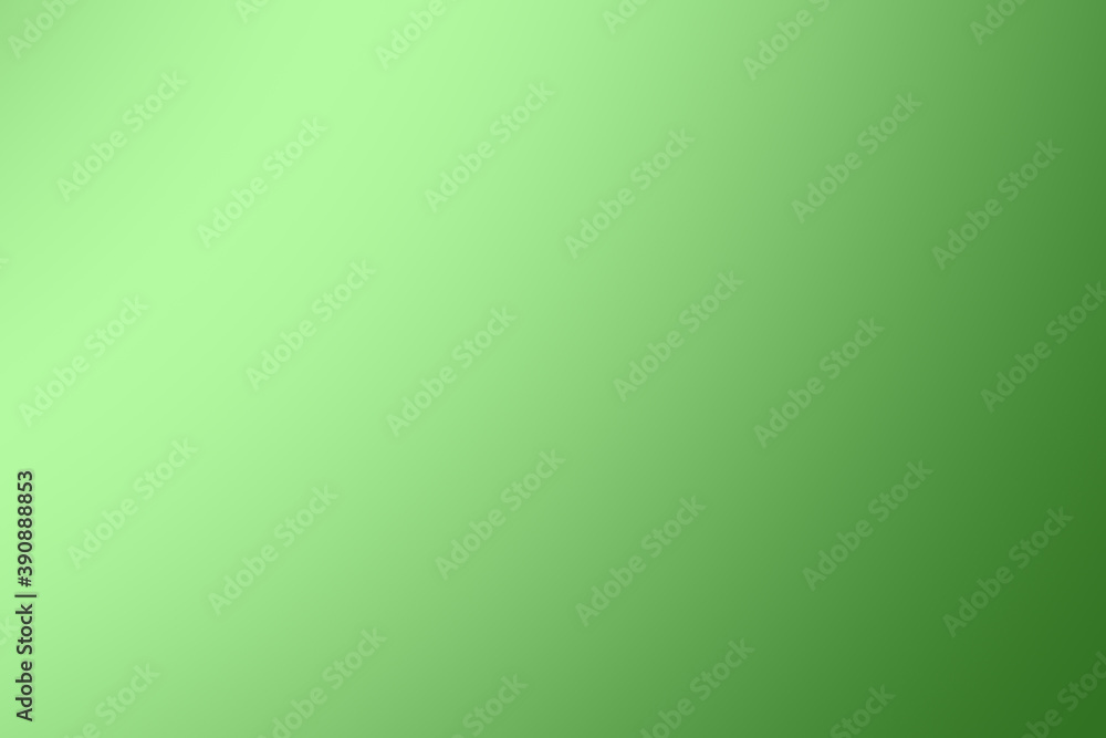 Wall mural gradient with green color. modern texture background, degrading fragments, smooth shape transition a