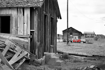 Relics of a typical old west railroad townCisco ghost town, Utah, Usa, America