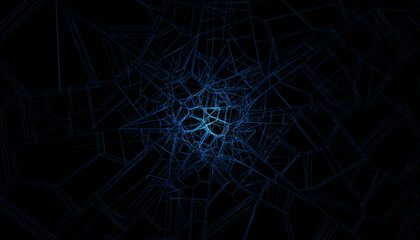 Abstract 3d render, background design, artificial intelligence concept