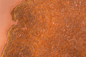 Rusty metal surface. Beautiful metal corrosion texture.