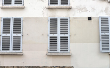 Window closed shutters