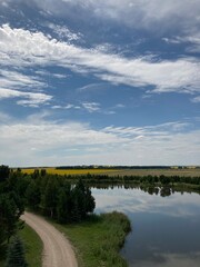 river and sky