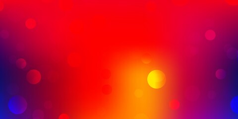 Light red, yellow vector template with abstract forms.