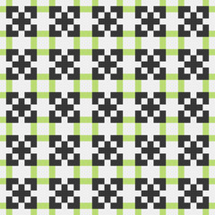 Fototapeta premium Abstract Cross Pattern Dots Logo generative computational art illustration