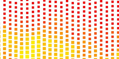 Light Orange vector pattern in square style.