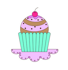cupcake illustration