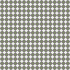 Abstract Cross Pattern Dots Logo generative computational art illustration