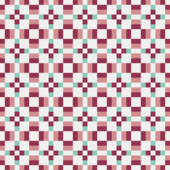 Abstract Cross Pattern Dots Logo generative computational art illustration