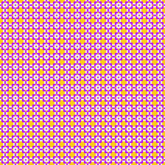 Abstract Cross Pattern Dots Logo generative computational art illustration
