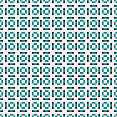 Fototapeta premium Abstract Cross Pattern Dots Logo generative computational art illustration