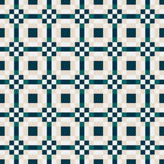 Abstract Cross Pattern Dots Logo generative computational art illustration