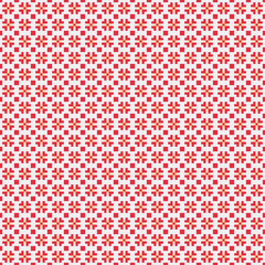 Abstract Cross Pattern Dots Logo generative computational art illustration