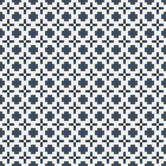 Fototapeta premium Abstract Cross Pattern Dots Logo generative computational art illustration