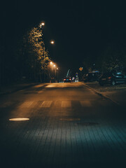 Nocne ulice - obrazy, fototapety, plakaty
