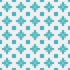 Abstract Cross Pattern Dots Logo generative computational art illustration