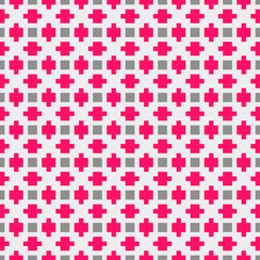 Abstract Cross Pattern Dots Logo generative computational art illustration
