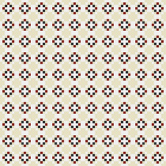 Abstract Cross Pattern Dots Logo generative computational art illustration