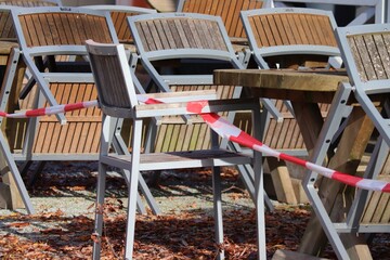 Gartenlokal ist wegen Corona geschlossen