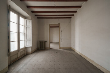 empty room with window