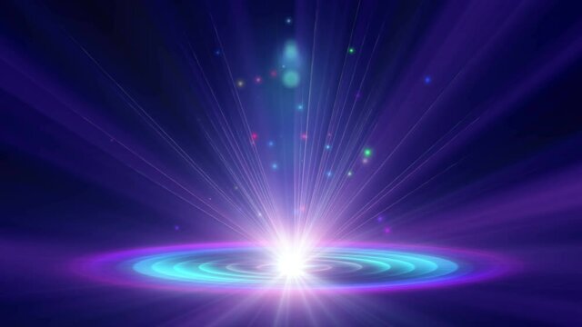 atom ray light galaxy 4k