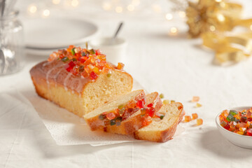 cake with seeds and nuts