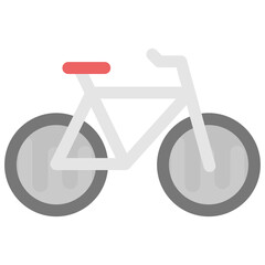 
Flat vector icon design of a bicycle, mode of transport and sport
