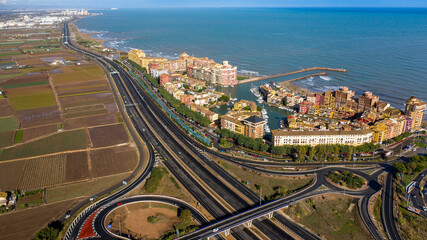 Marina and residential complex Port Saplaya Valencia Spain