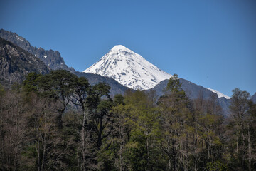 Fototapeta premium Lanin Volcano near Argentina/Chile border