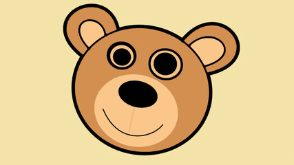 Smiling teddy bear wallpaper
