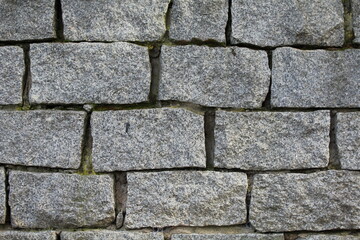 Graues Mauerwerk