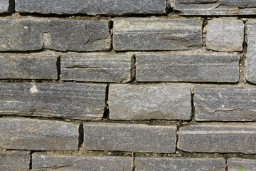 Graues Mauerwerk