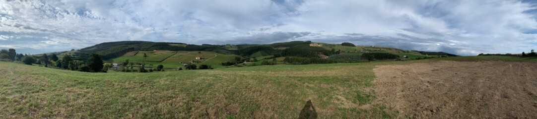 panorama of the mountains