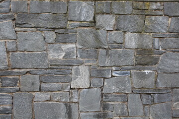 Graues Mauerwerk