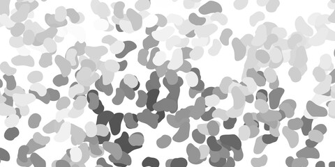 Naklejka na ściany i meble Light gray vector template with abstract forms.