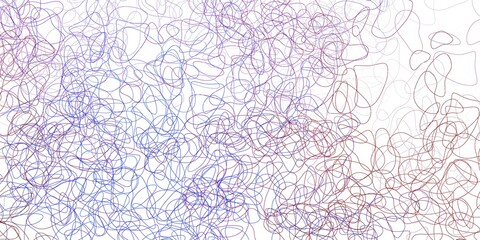 Fototapeta premium Light blue, red vector template with abstract forms.