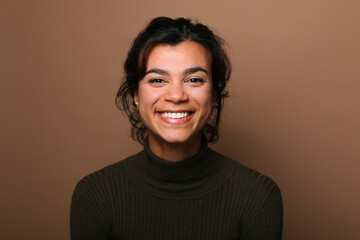 Portrait of a beautiful young woman