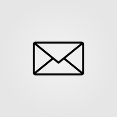 Letter envelope icon. Email sign. Vector illustration.