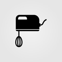 Kitchen mixer icon. Beater icon. Vector illustration.
